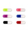 Embout gelule couleur medicament piercing langue