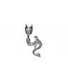 Piercing dragon nombril chinois