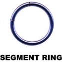 piercing anneau a segment acier couleur vioelt