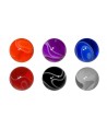 Piercing tragus boule labret levre fluo fluorescent arcade lot de 12 oreille phosforescent brillant dans le noir