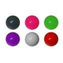 LOT DE 12 Accesoire piercing ball bille avec de la couleur pleine petant filetage 1.6mm boule 6mm langue