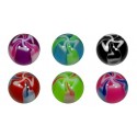 LOT DE 12 piercing jolie ball bille avec de la couleur filetage 1.6mm boule 6mm langue