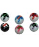 LOT DE 12 Accesoire piercing papillon aile insecte ball bille avec de la couleur filetage 1.6mm boule 6mm langue