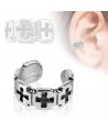 faux piercing oreille croix