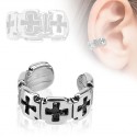 faux piercing oreille croix