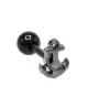 piercing tragus ancre marine de bateau noir helix lobe oreille
