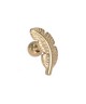 Piercing oreille feuille ouverte helix tragus couleur doré