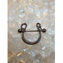 Piercing Mamelon Serpent Nipple Sein Teton Poitrine Relief 3D Snake