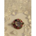 piercing sein anneau bouclier téton poitrine strass rose nipple