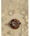 piercing sein anneau bouclier téton poitrine strass rose nipple