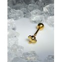 Piercing barbell multi boule zong petite langue bijoux bouche coquine couleur doré lengua