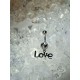 piercing love nombril strss blanc