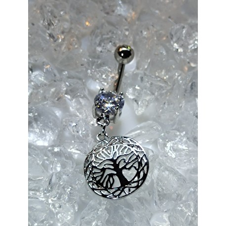 Piercing nombril arbre de vie genealogique