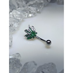 piercing arcade feuille cannabis