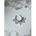 Piercing septum faux