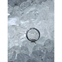 Piercing anneau clickers nez barbelé stud narine oreille lobe conch septum helix daith septum