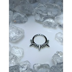 Piercing anneau clickers nez stud narine oreille spike lobe conch septum pointe helix daith septum