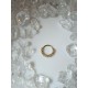 Piercing anneau clickers nez stud narine oreille lobe conch septum helix strass blanc daith septum couleur doré