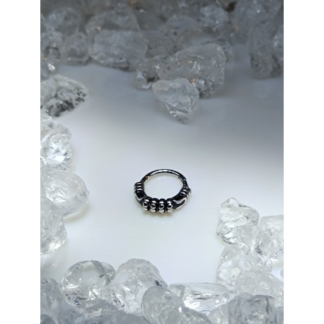 Piercing anneau clickers nez stud oreille lobe conch bijou septum narine helix multi filigrame daith septum