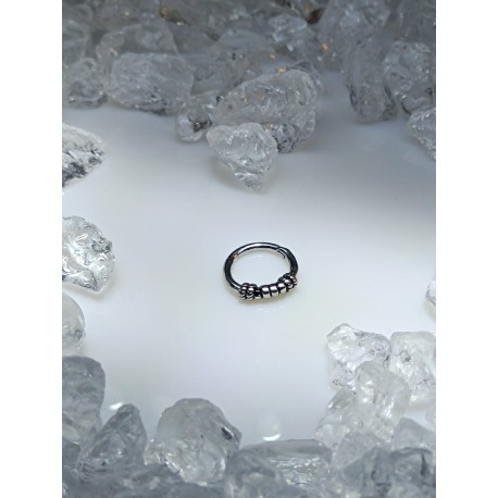 Piercing anneau clickers nez stud oreille lobe conch bijou septum corde narine helix daith septum