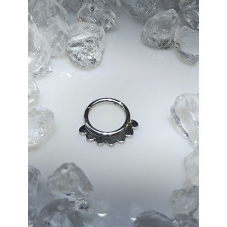 Piercing anneau clickers nez stud oreille lobe conch bijou septum narine helix daith cercle plat septum