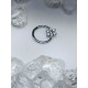Piercing anneau clickers nez stud oreille lobe fleur strass blanc conch bijou septum narine helix daith septum