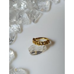 Piercing anneau clickers nez stud oreille lobe multi petit coeur conch bijou septum narine helix daith septum couleur doré