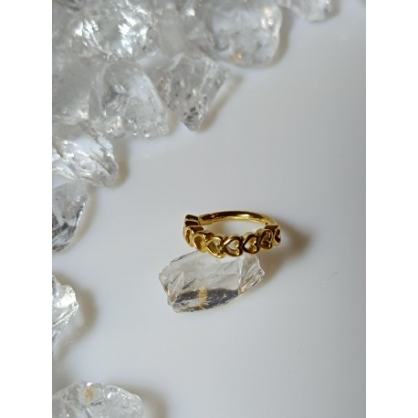 Piercing anneau clickers nez stud oreille lobe multi petit coeur conch bijou septum narine helix daith septum couleur doré