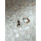 Boucle d oreille homme paire acier inoxydable doré acier