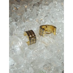 Boucle d oreille creole anneau acier inoxydable paire