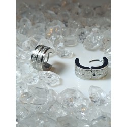 Boucle d oreille creole anneau acier inoxydable couleur doré paire