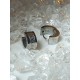 Boucle d oreille creole anneau acier homme inoxydable paire