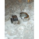 Boucle d oreille creole anneau acier homme inoxydable paire