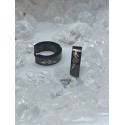Boucle d oreille creole anneau acier inoxydable dragon