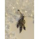 piercing nombril attrape reve vintage strass blanc bijou ventre pendentif inoxy
