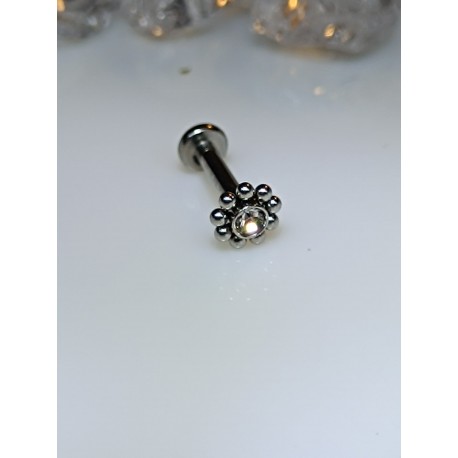 piercing tragus strass blanc petite boule