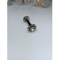piercing tragus strass blanc petite boule