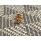 Piercing tragus flocon couleur doré strass blanc anti helix lobe conch oreille inoxy