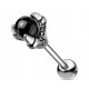 Piercing tragus barre griffe de dragon Anti helix Conque boule noir
