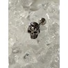 Piercing langue tete de mort gothique halloween punk homme femme relief 3d inoxy