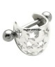 piercing hélix bouclier avec étoile