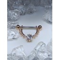 Piercing couleur doré rose cuivre